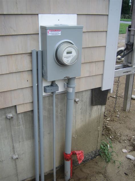 electrical box and meter installation cost|electrical meter box outside house.